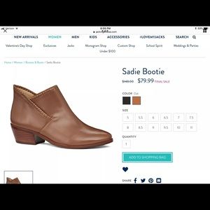 Jack Rogers Sadie Bootie Size 7